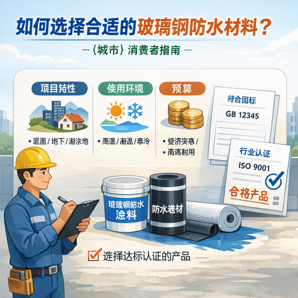 如何判定玻璃钢防水材料的合格标准？ 廊坊 消费者指南