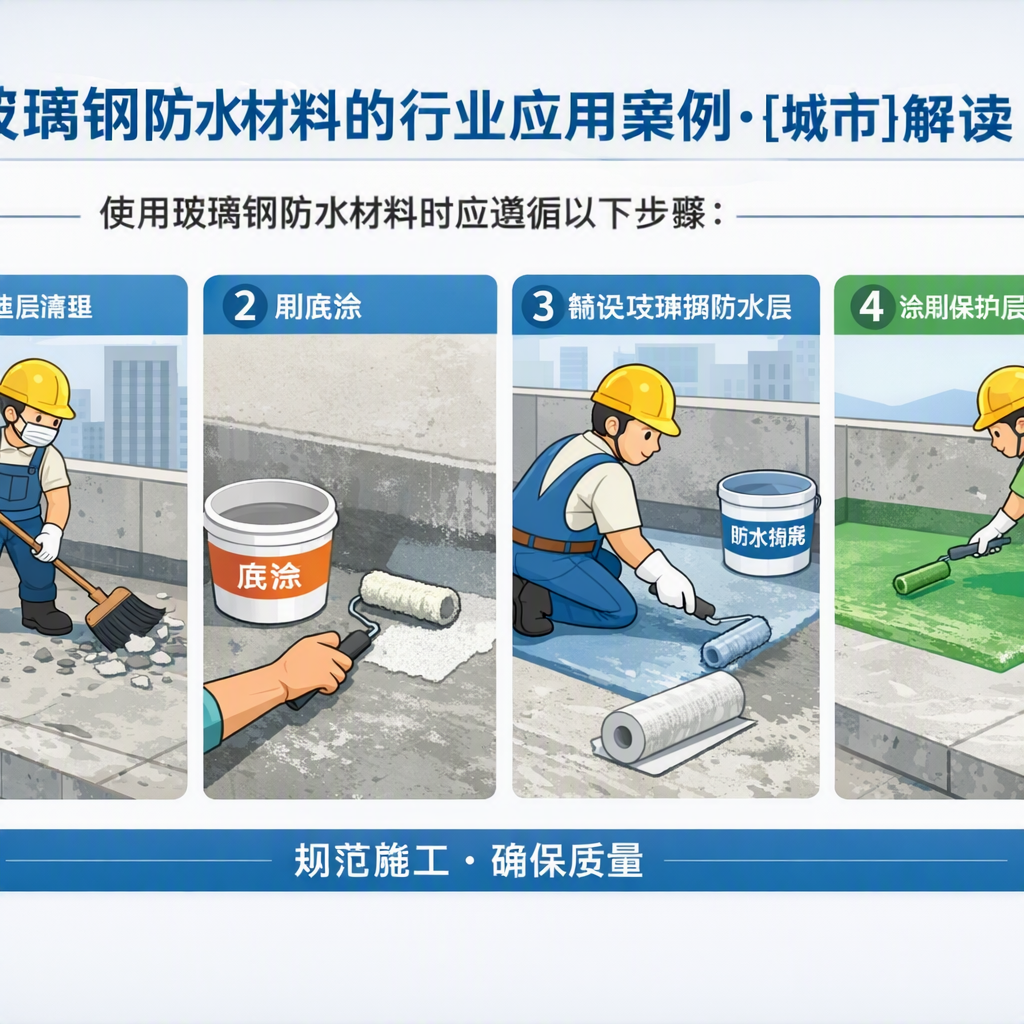 玻璃钢防水材料的行业应用案例，廊坊解读