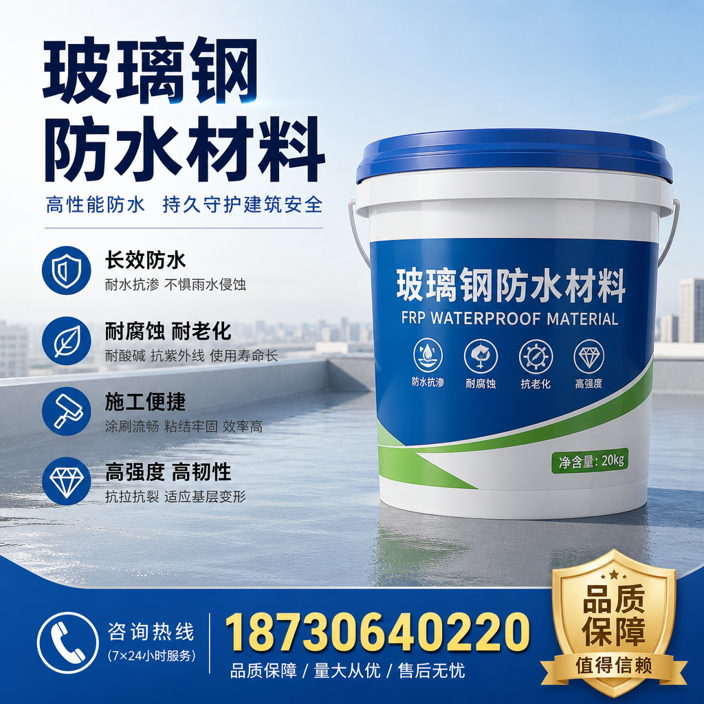 专家解析:玻璃钢防水材料的市场前景分析在 廊坊